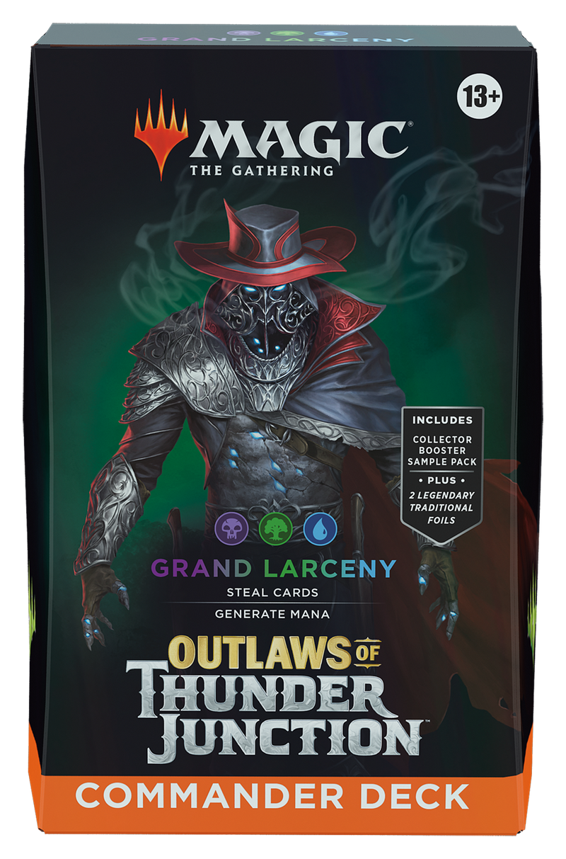 MTG Outlaws of Thunder Junction - Commander Deck | Grand Larceny MTG Outlaws of Thunder Junction - Commander Deck | Grand Larceny