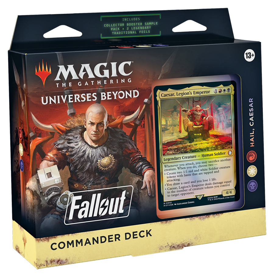 MTG Universes Beyond: Fallout Commander Deck - Hail, Caesar (100-Card MTG Universes Beyond: Fallout Commander Deck - Hail, Caesar (100-Card