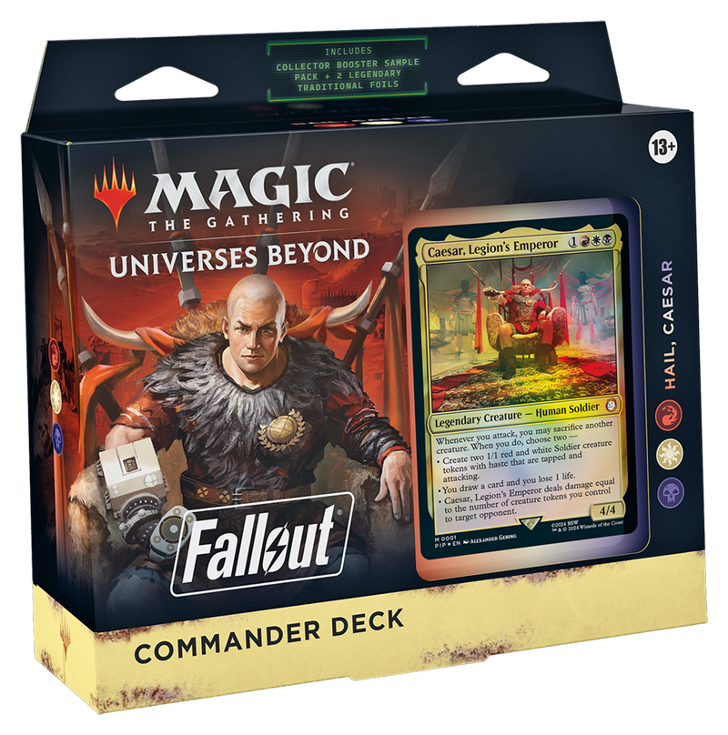 MTG Universes Beyond: Fallout Commander Deck - Hail, Caesar (100-Card MTG Universes Beyond: Fallout Commander Deck - Hail, Caesar (100-Card