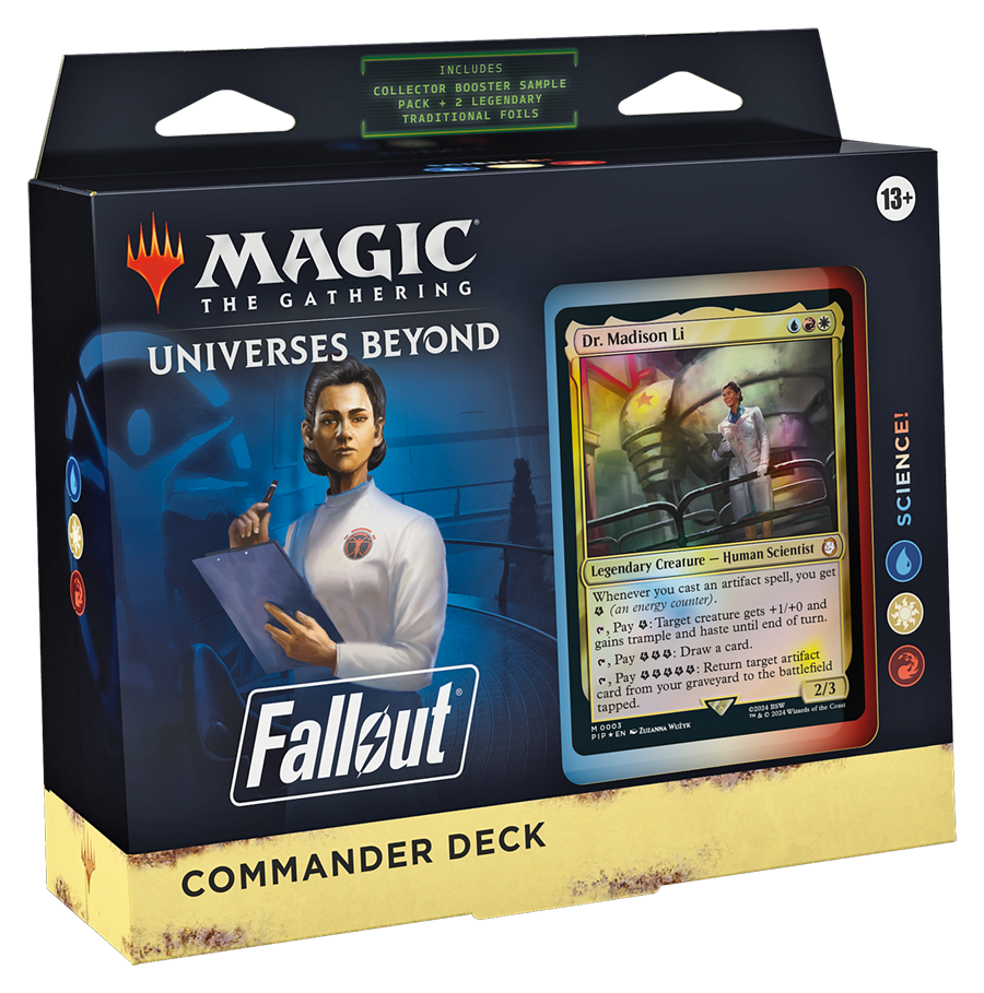 MTG Universes Beyond: Fallout Commander Deck - Science! (100-Card Deck MTG Universes Beyond: Fallout Commander Deck - Science! (100-Card Deck