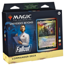 MTG Universes Beyond: Fallout Commander Deck - Science! (100-Card Deck, 2-Card Collector Booster Sample Pack + Accessories)