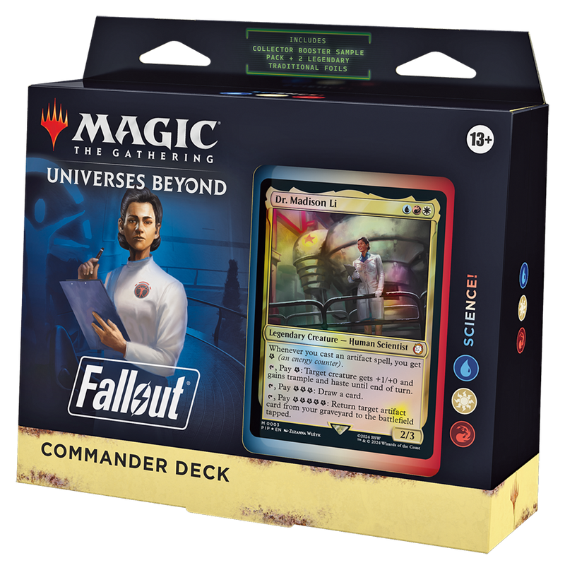 MTG Universes Beyond: Fallout Commander Deck - Science! (100-Card Deck MTG Universes Beyond: Fallout Commander Deck - Science! (100-Card Deck