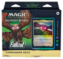 MTG Universes Beyond: Fallout Commander Deck – Mutant Menace (100-Card Deck, 2-Card Collector Booster Sample Pack + Accessories)