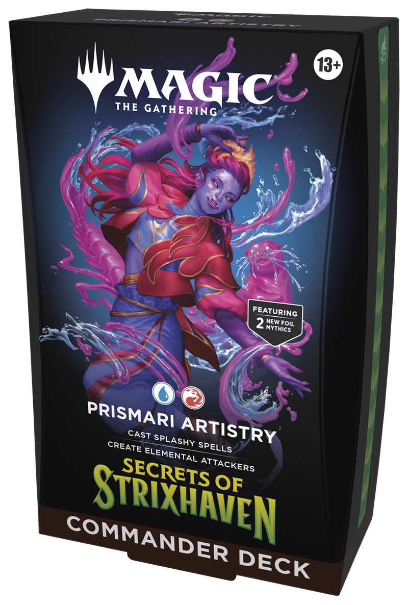 MTG Secrets of Strixhaven - Prismari Artistry Commander Deck (PREORDER 04/17/26)