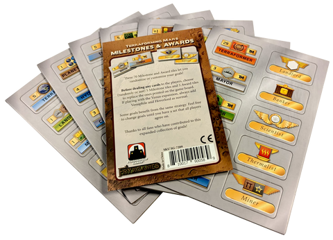 Terraforming Mars: Milestones and Awards Expansion