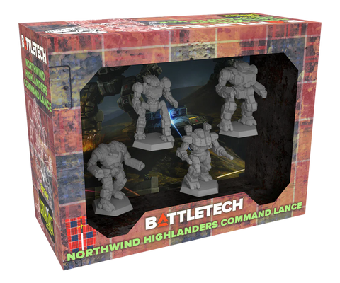 BattleTech: Miniature Force Pack - Northwind Highlanders Command Lance