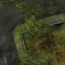 FLG Neoprene Wargaming Mats: Overgrown City - 44" x 60"