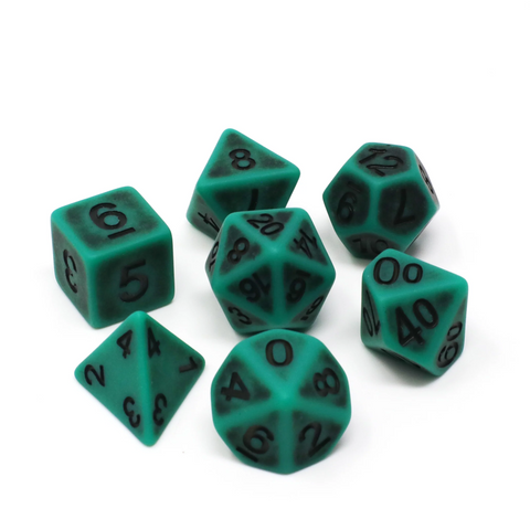 Die Hard Dice RPG Polyhedral Dice Set - Swamp Ancient [7ct]
