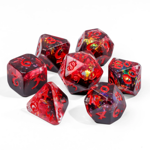 Die Hard Dice RPG Polyhedral Dice Set - Dread [7ct]