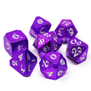 Die Hard Dice RPG Polyhedral Dice Set - Voidreaver w/ Silver [7ct]