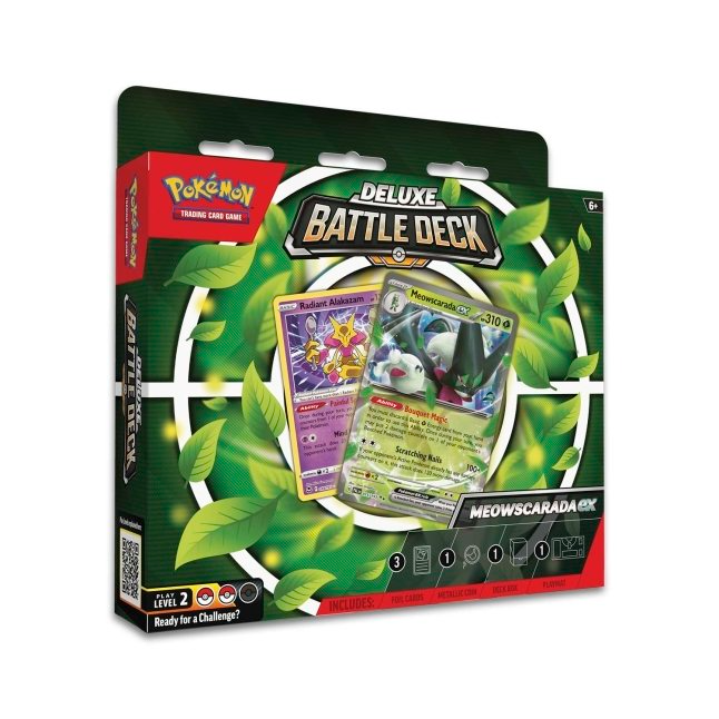 Pokémon TCG: Meowscarada EX Deluxe Battle Deck