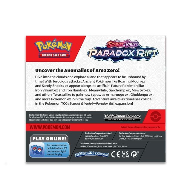 Pokémon TCG | Scarlet & Violet: Paradox Rift - Booster Box (36 Packs)