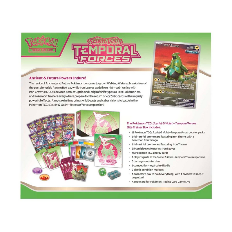 Pokmon TCG | Scarlet & Violet: Temporal Forces - Elite Trainer Box (I Pokmon TCG | Scarlet & Violet: Temporal Forces - Elite Trainer Box (I