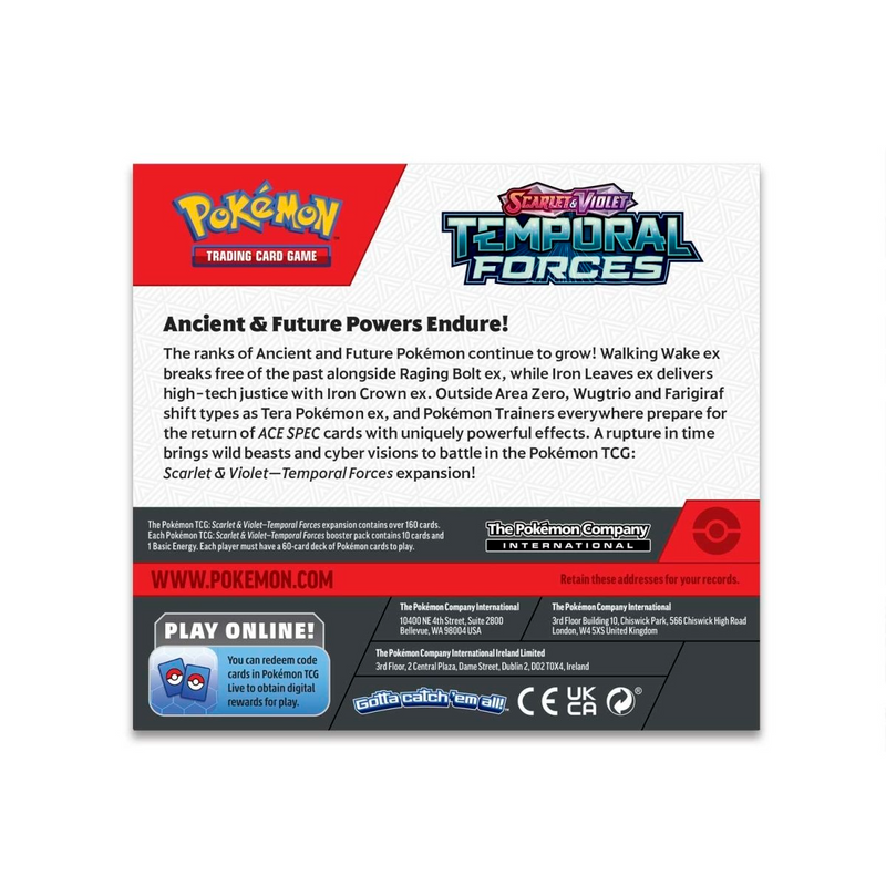 Pokémon TCG: Scarlet & Violet - Temporal Forces Booster Box
