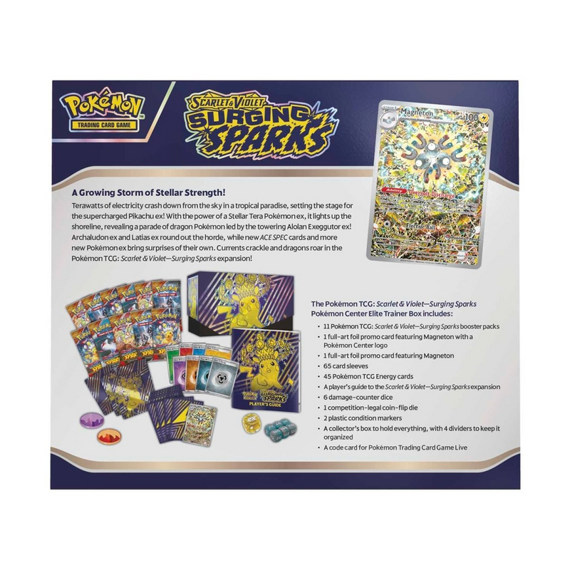 Pokémon TCG: Scarlet & Violet - Surging Sparks Elite Trainer Box