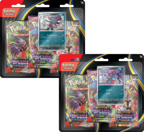 Pokémon TCG | Mega Evolution Phantasmal Flames 3 Pack Blister **Local Pick-Up and Purchase Only**