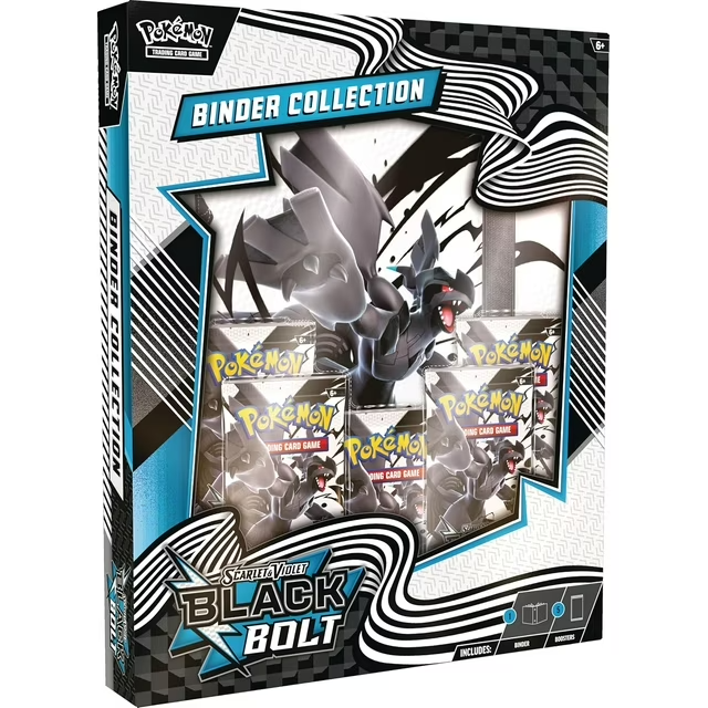 Pokémon TCG | Scarlet & Violet: Black Bolt Binder Collection ** Local Pick-Up and Purchase Only **