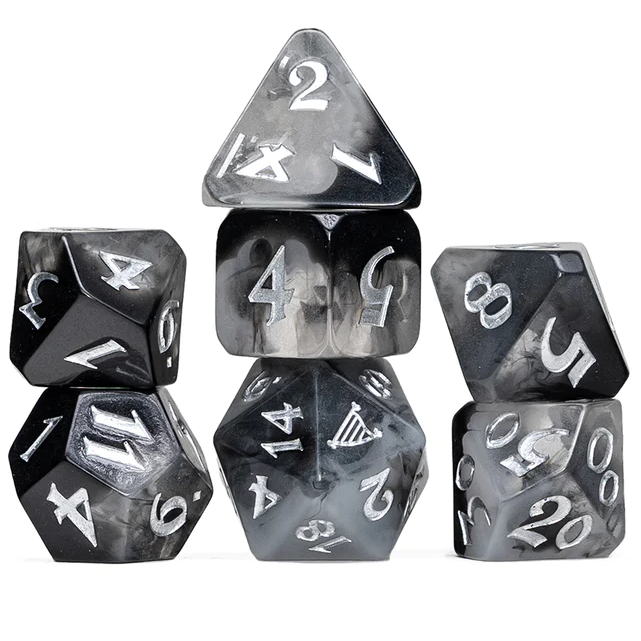 Darrington Press | Critical Role RPG Polyhedral Dice Set: Mighty Nein - Yasha Nydoorin [7ct]