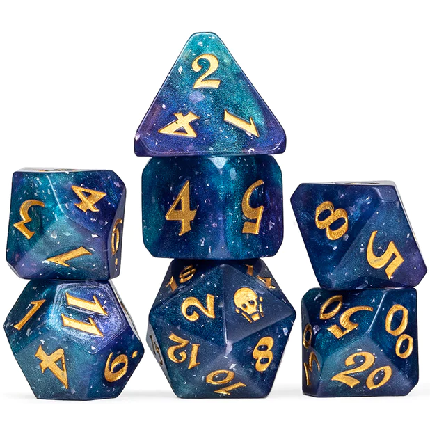 Darrington Press | Critical Role RPG Polyhedral Dice Set: Vox Machina - Taryon Darrington [7ct]