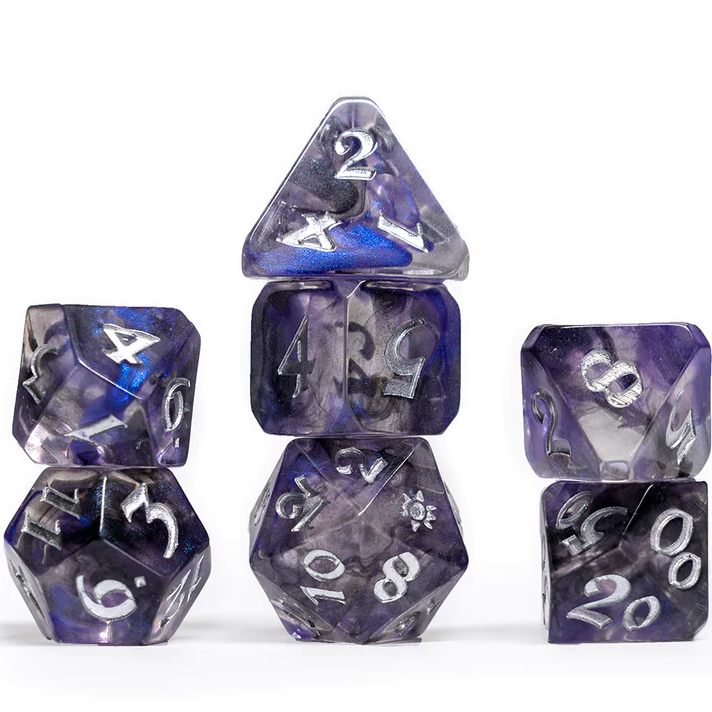 Darrington Press | Critical Role RPG Polyhedral Dice Set: Vox Machina - Percival Fredrickstein von Musel Klossowski de Rolo III [7ct]