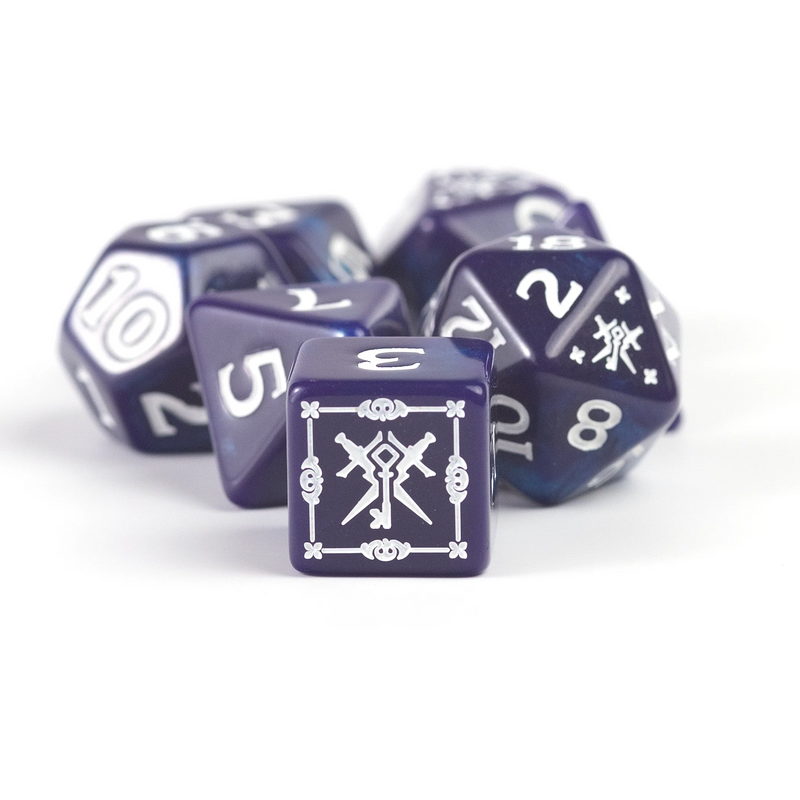 Dungeons & Dragons: Adventure RPG Polyhedral Dice Set - Rogue (Purple) [15ct]