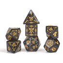 Dungeons & Dragons: Adventure RPG Polyhedral Dice Set - Rogue (Black) [15ct]