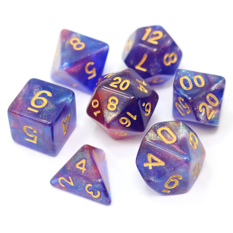 Die Hard Dice RPG Polyhedral Dice Set - Blue Enchantress [7ct]