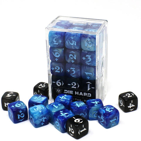 Die Hard Dice - MtG Spindown Counters - Variety Power Pack - Blue [30ct]