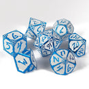 Die Hard Dice - Metal RPG Polyhedral Dice Set - Skyforge Hexbreaker [7pc]