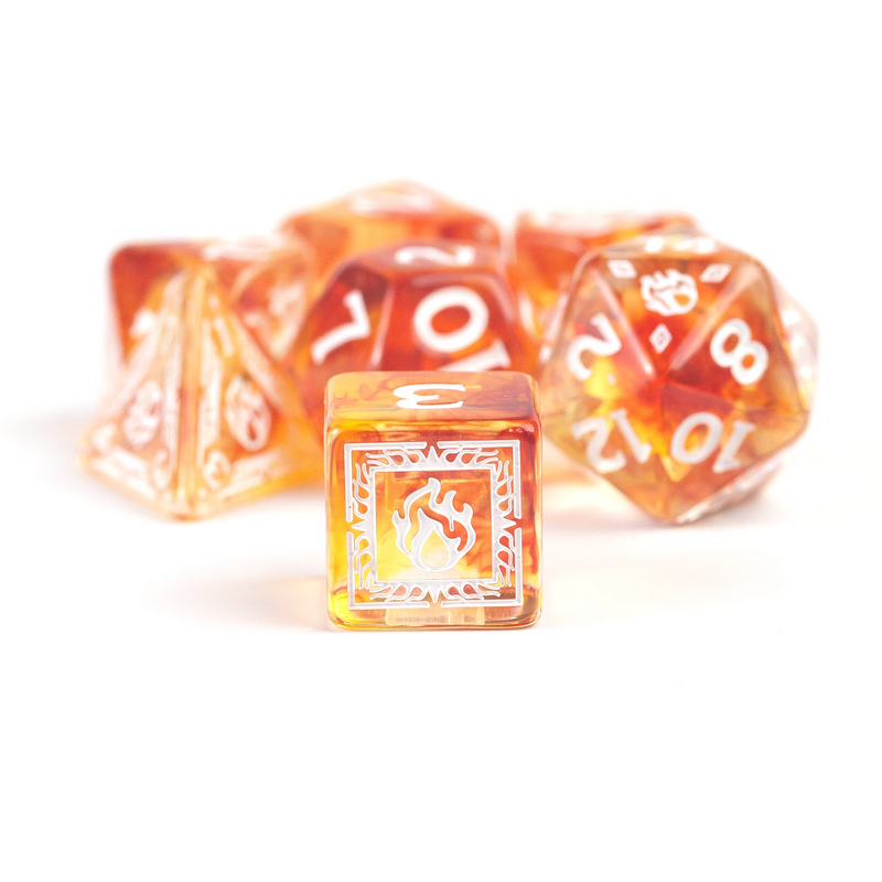 Dungeons & Dragons: Adventure RPG Polyhedral Dice Set - Sorcerer (Orange) [16ct]