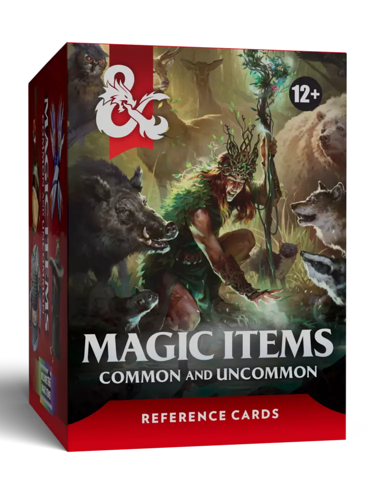 Dungeons & Dragons Reference Cards - Magic Item Common and Uncommon