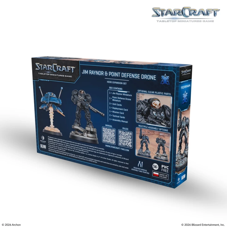 StarCraft TMG - Terran - Jim Raynor & Point Defense Drone