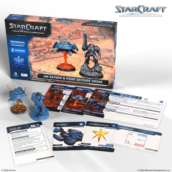 StarCraft TMG - Terran - Jim Raynor & Point Defense Drone