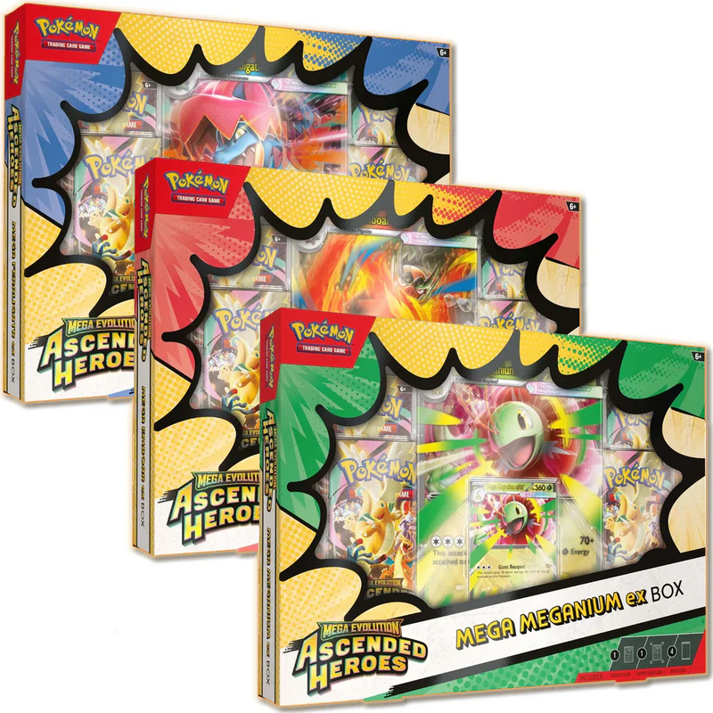 Pokémon TCG | Ascended Heroes Mega Ex Box [3 Versions] **Local Pick-Up and Purchase Only**