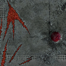 FLG Neoprene Wargaming Mats: Urban Skull - 44" x 60"