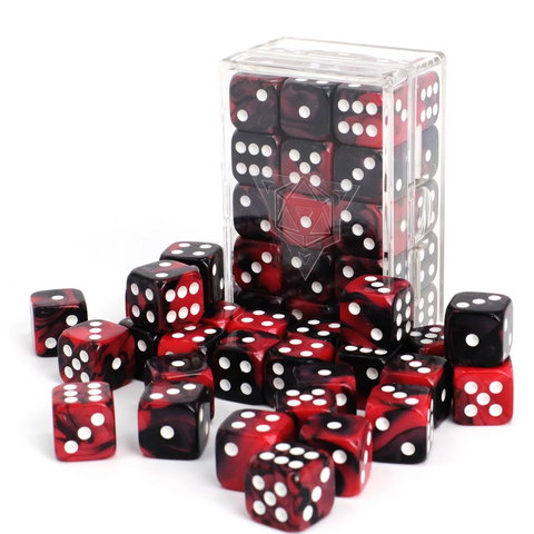 Die Hard Dice D6 Dick Pack - Nocture and Crimson