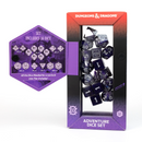 Dungeons & Dragons: Adventure RPG Polyhedral Dice Set - Warlock (Purple) [16ct]