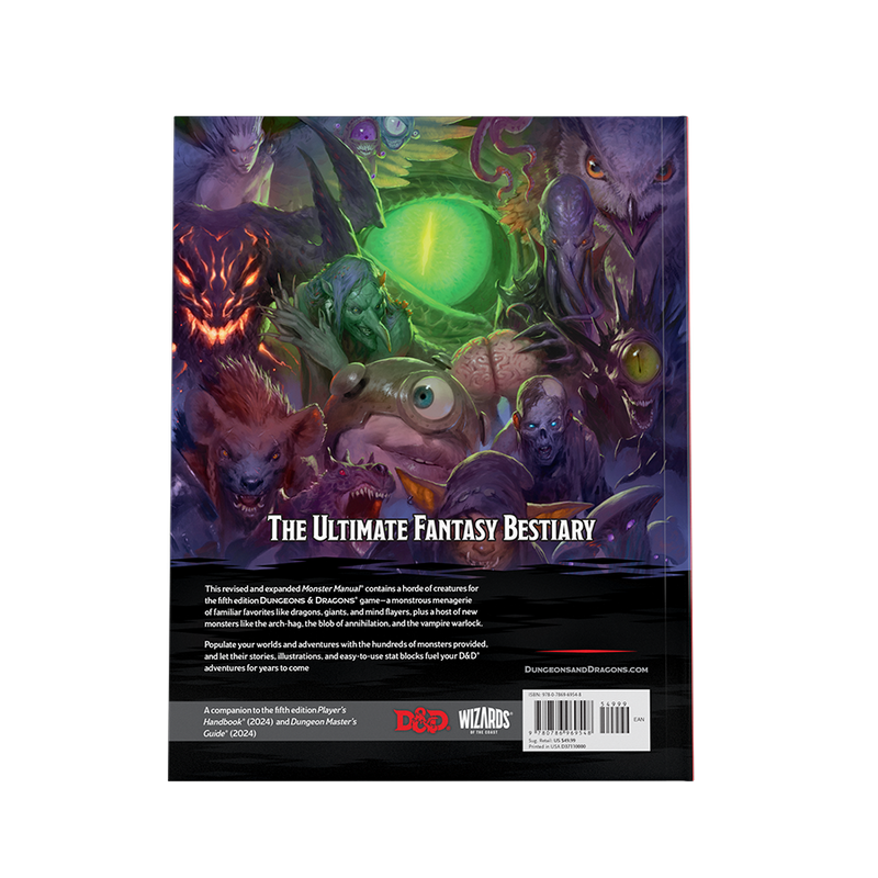 Dungeons & Dragons 2024 Monster Manual [Hardcover] (PREORDER 02/04)