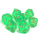 Die Hard Dice RPG Polyhedral Dice Set - Avalor Tinkling Bell for Superdillin [7ct]