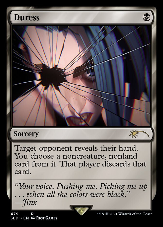 mtg battle for baldur's gate set booster box Duress [Secret Lair Drop Series]