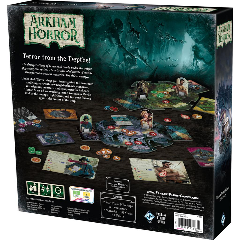 Arkham Horror: Under Dark Waves (3rd Edition) [Expansion]