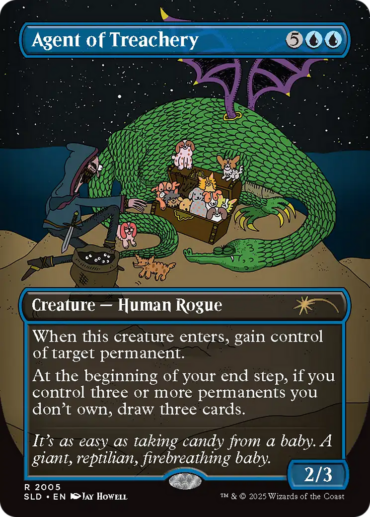 Agent of Treachery (Rainbow Foil) [Secret Lair Drop Series]