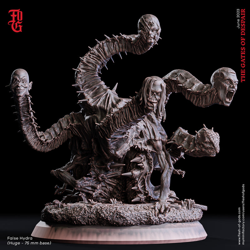 3DP | Flesh of Gods: The Gates of Despair - False Hydra (Huge - 75mm base)