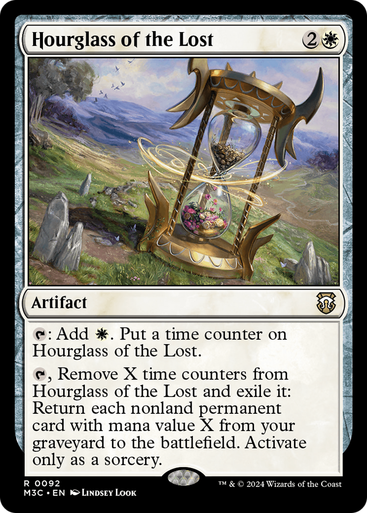 Hourglass of the Lost (Ripple Foil) [Modern Horizons 3 Commander]
