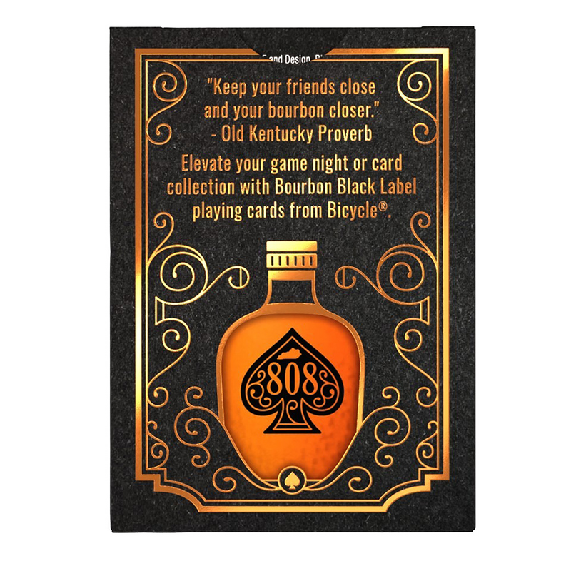 Bicycle Playing Cards - Bourbon Black Label
