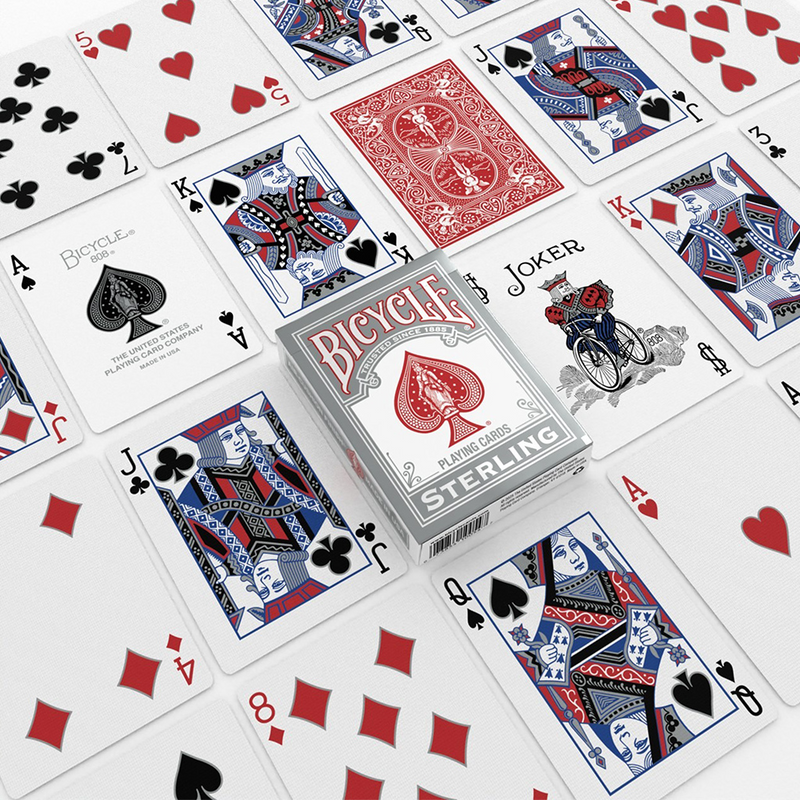 Bicycle Playing Cards - Sterling Red/Blue Mix