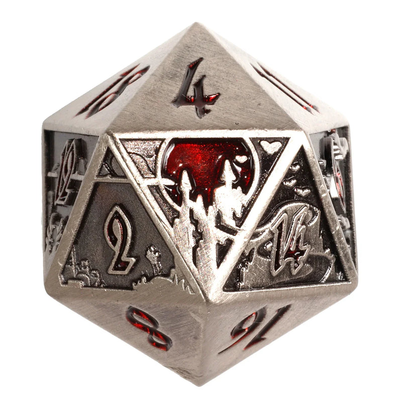 Die Hard Dice - Metal Dire d20 - Sanguine Call