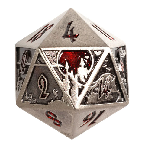 Die Hard Dice - Metal Dire d20 - Sanguine Call