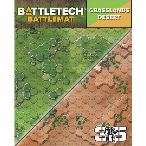 BattleTech: Battle Mat - Desert/Grassland