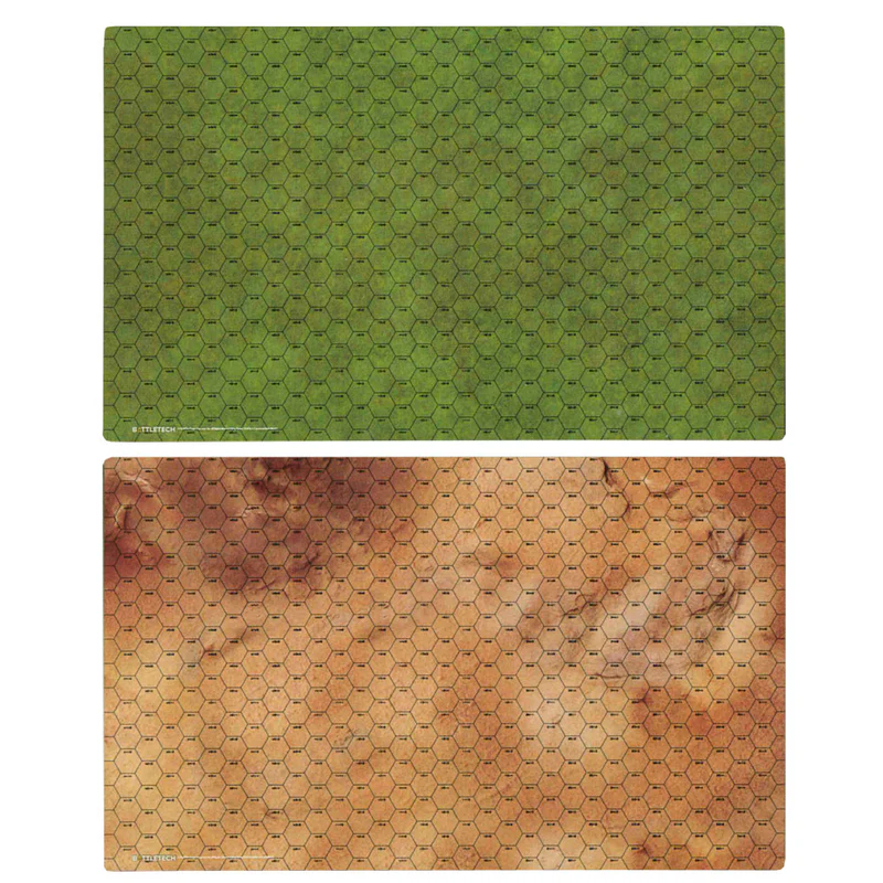 BattleTech: BattleMat - FieldTech Alpha Strike Grasslands/Desert